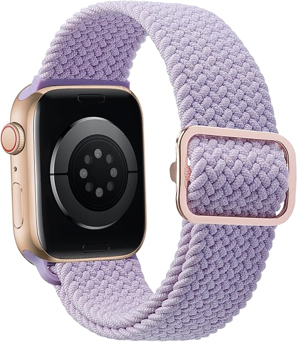 Aladrs Stretchy Solo Loop Band Compatible with Apple Watch Band 38mm 40mm 41mm 42mm 44mm 45mm 49mm, Adjustable Stretch Braided Wrirtband Sport Elastics Strap for iWatch Ultra Series 8 7 6 5 4 3 2 1 SE
