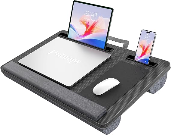 Potuopy Laptop Lap Desk, Portable Bed Table Tray for Laptop Fit 17" Laptops