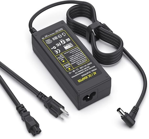 19V 48W AC Adapter for LG Monitors, 9.5FT Power Cord Replacement