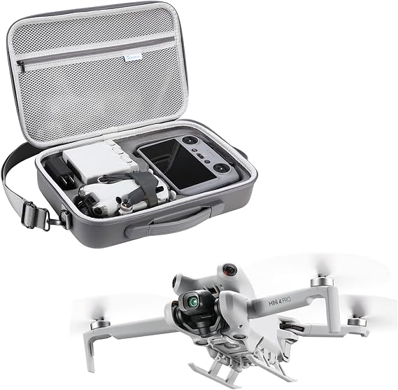 Skyreat Soft Carry Case and Landing Gear for DJI Mini 4 Pro Bundle Accessories