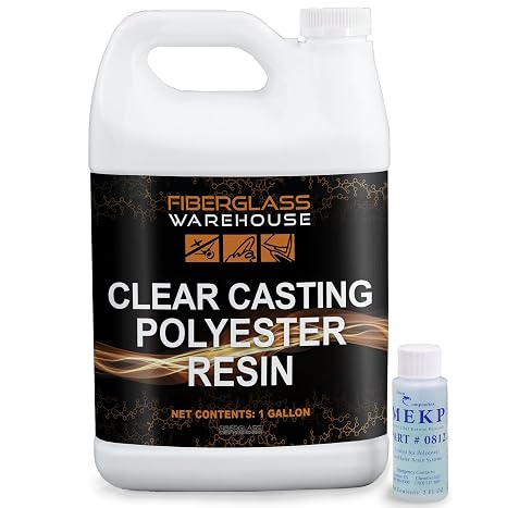 Polyester Clear Casting Resin w/Catalyst (Gallon)