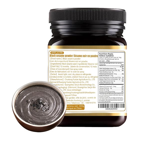 Black Sesame Powder (14.1ounce) pure black sesame paste