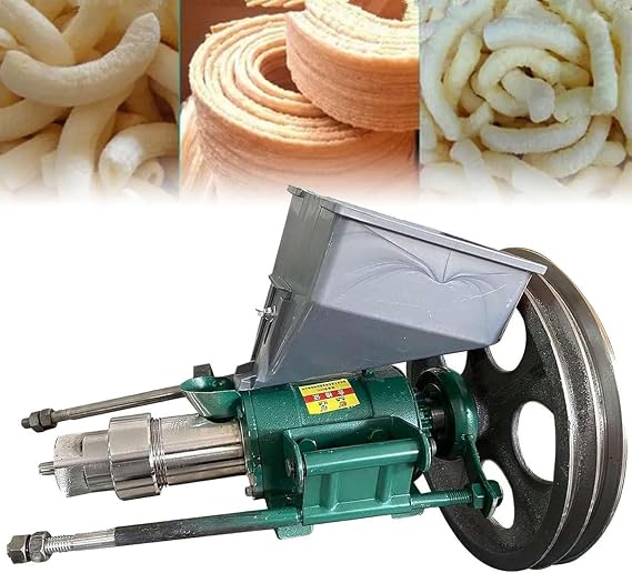Rice Corn Puffing Extrusion Machine Puff Snack Machine for Kitchen Food Processing, Puff Snack Food Machine for Making Cornflakes, Hollow Sticks Made of Corn and Rice