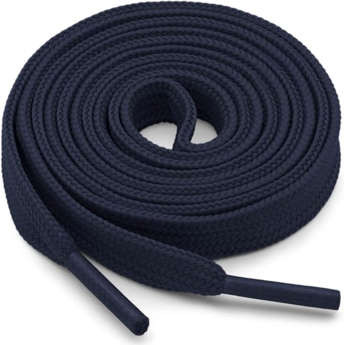 Flat Athletic Shoelaces YJRVFINE Thick Shoe Laces Strings for Trainers [1 Pair]