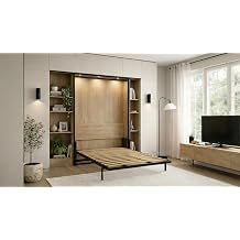 Morphy Classic Murphy Bed Complete Modular MultiSystem SizeFlexTM + TypeFlexTM, SpaceSaving wall Bed 60" x 80", Vertical