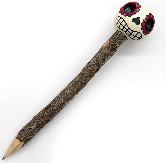 BSIRI Katrina Head Halloween School Supplies Adult Book Bark Kids Pencil Camping Wooden Classroom Bulk Cute Fun Girls Birthday Prizes Cool Kindergarten Decor Christmas