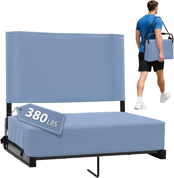 Sekey Stadium Seats with Back Support - 18.4" Wide