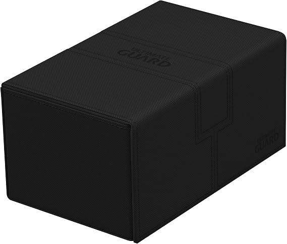Ultimate Guard UGD011234 Twin Flip`n`Tray 160+ XenoSkin Monocolour Black Card Box