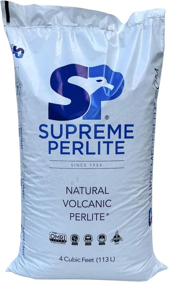 Supreme Perlite Coarse Horticultural Soil Amendment for Gardening, 4 Cu Ft