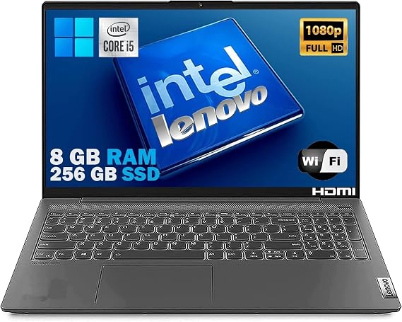 Lenovo V15 Intel Core i5-1235U 8GB RAM 256GB SSD 15.6 Inch FHD Windows 11 Pro Laptop