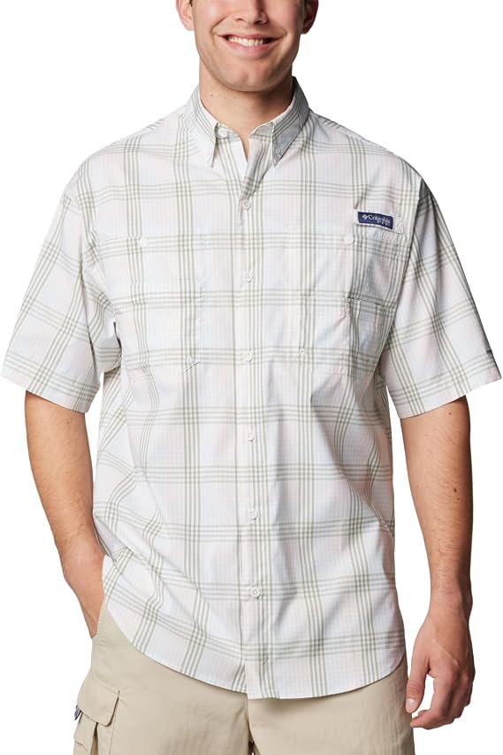 Columbia Men's PFG Super Tamiami Short Sleeve Fishing Shirt