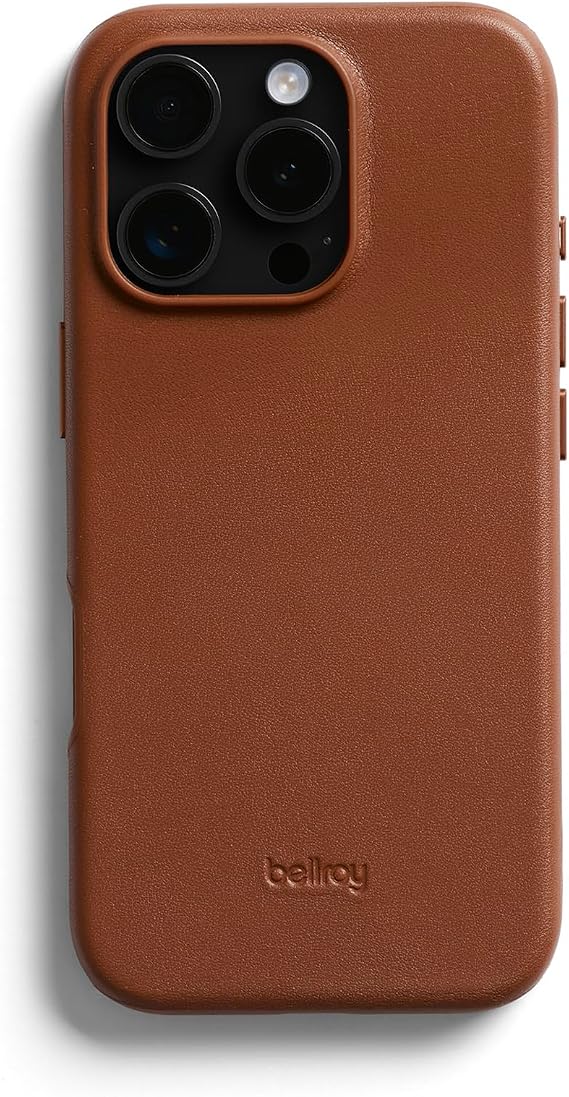 Bellroy Leather Case iPhone 16 Pro Max Case - Sienna
