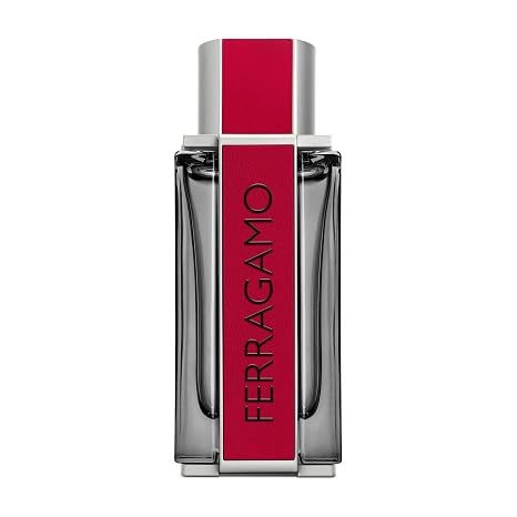 FERRAGAMO Red Leather Eau de Parfum Pour Homme, Cologne Spray for Men