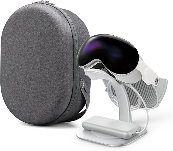 Spigen Klasden Pouch and Stand Bundle Designed for Apple Vision Pro