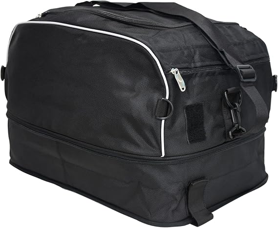 Motorcycle Luggage Rack Bag Collapsible Tail Trunk Bag Travel Luggage Fit for Harley Touring Street Road Electra Glide Road King 1994-2025