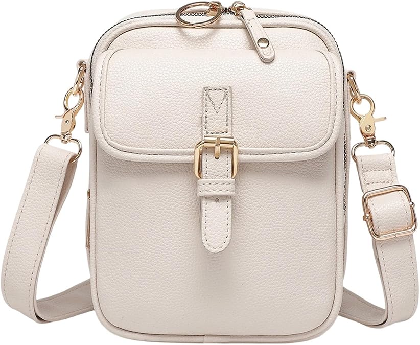 Leather Crossbody Bags for Women,Cross body Bag For Woman, Anti-Theft Vintage Built in Wallet