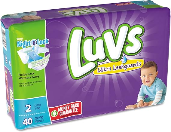Luvs Diapers Size 2, 40 Count