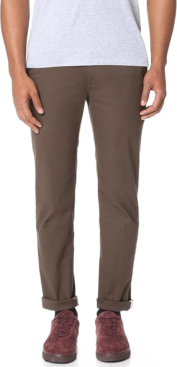 Ben Sherman Men's Slim Stretch Chino Pants, Dark Forest, 30