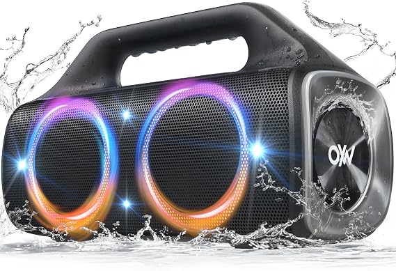 Outdoor Bluetooth Speaker: 80W Peak, 20H, IP67 Waterproof Wireless