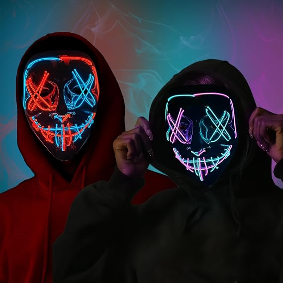 Halloween LED Mask Set