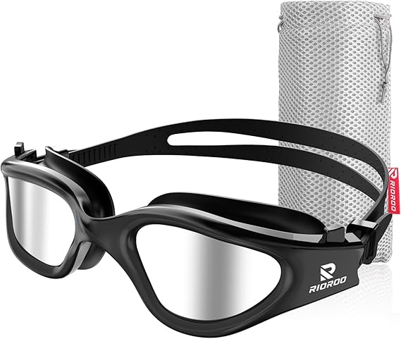 Swim Goggles,Polarized Swimming Goggles for Men Women Adults Youth Anti Fog/No Leak/Clear Wide Vision/UV Protection