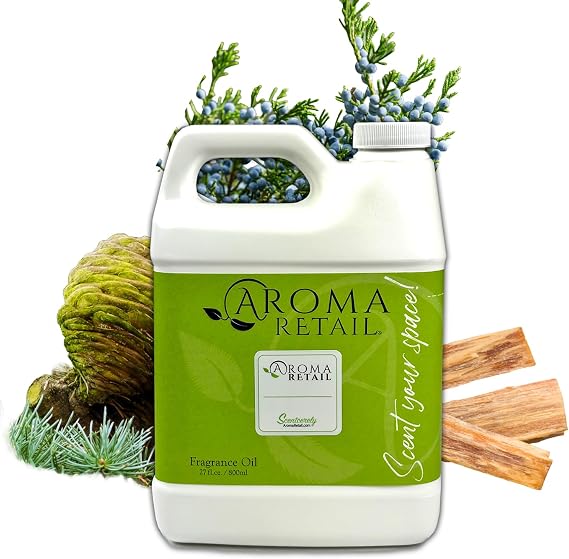Cedar Seduction 27 oz Refill for Oil Diffuser with Red Cedarwood, Blond Woods, Sandalwood & More Notes
