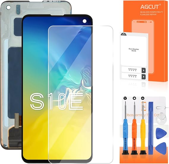 Original for Samsung Galaxy S10e Screen Replacement for Samsung S10e LCD Display SM-G970F SM-G970W SM-G970U LCD Digitizer Screen Touch Assembly (Support Fingerprint)