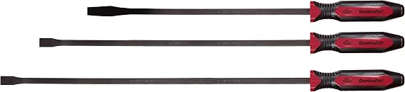 Mayhew Tools 14074 Dominator Pro Pry Bar, Red, 3-Piece