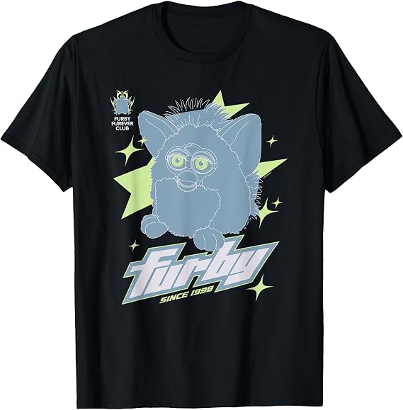 Furby Forever Club Techno Rave Electric 1998 T-Shirt