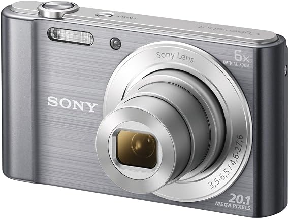 Sony Cyber-Shot W810 Digital Camera, 6x Optical Zoom, sliver