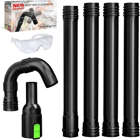 Sealegend 8.3FT Gutter Cleaning Attachment Compatible with EGO Leaf Blower