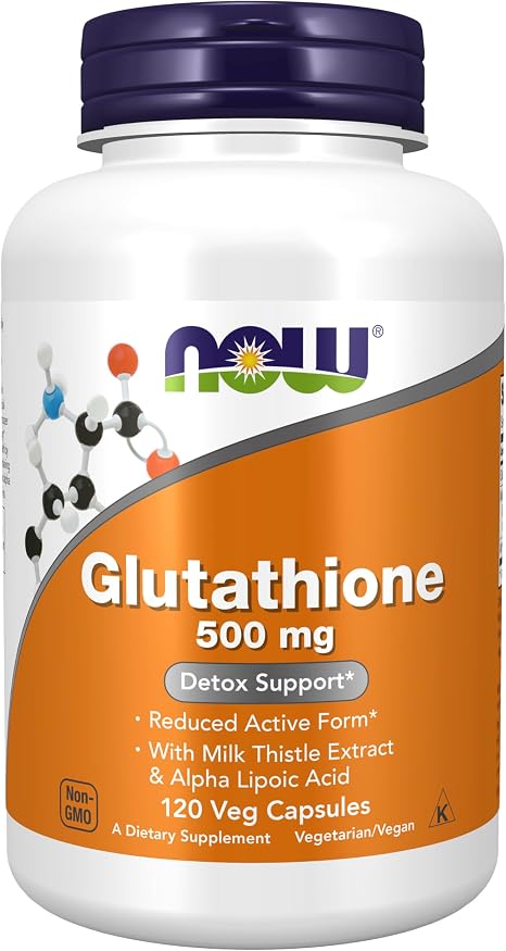 NOW Foods Glutathione 500 mg - 120 Vcaps