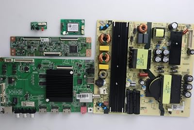 Lutema Television Repair Kit for Onn 100012587 with TV Main Board  Power Supply  TCon  Cables