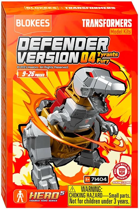 Transformers: Blokees - Defender Version 04 - Tyrants Fury Merch