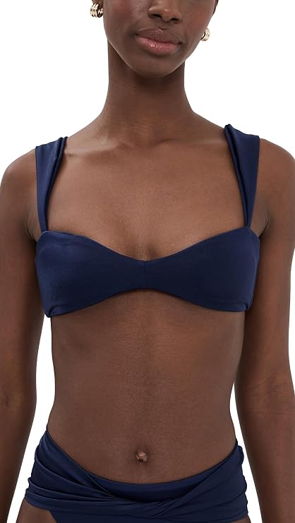AGUA BENDITA Women's Fiore Solids Malory Bikini Top