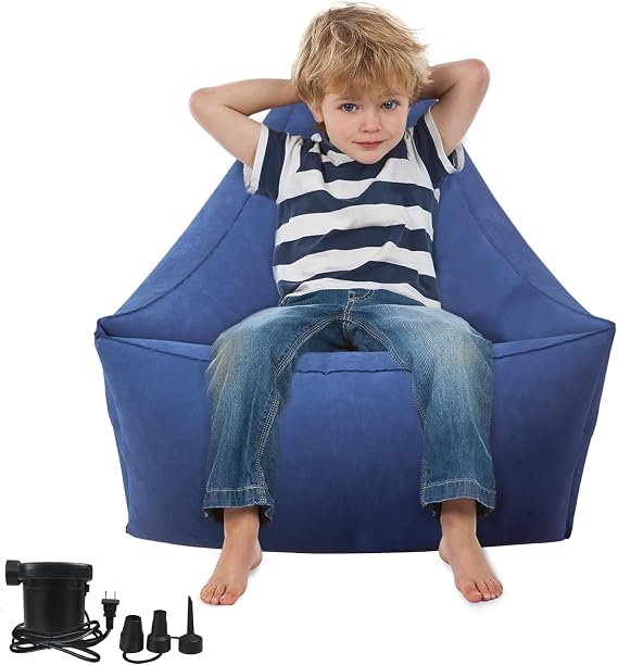 Sensory Chair for Kids, Inflatable Peapod Indoor ADHD Squeeze Hug Toy