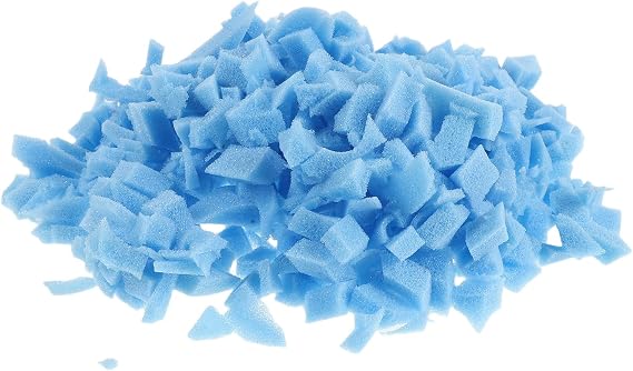 Memory Foam Stuffing for Bean Bags 2.2lbs High Density Crushed Foam Filling, Soft Slow Rebound Sponge Material, Highly Breathable and Resists Sagging, for Pet Beds and Floor Poufs