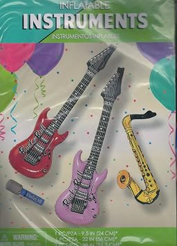 Inflatable Musical Instruments 4pc