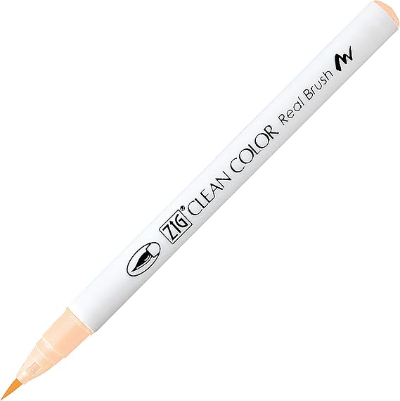 Zig KURETAKE CORPORATION Clean Color BRSH MD. Beige, Brown, One Size
