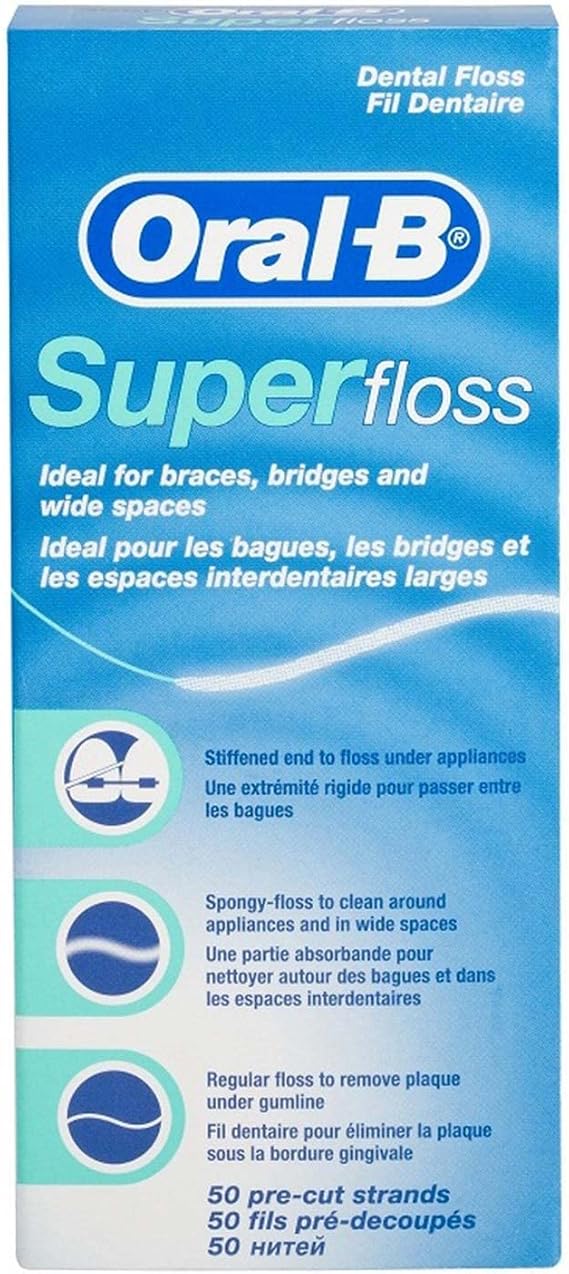 Oral-B Floss Super Pre-Cut 50 Pieces