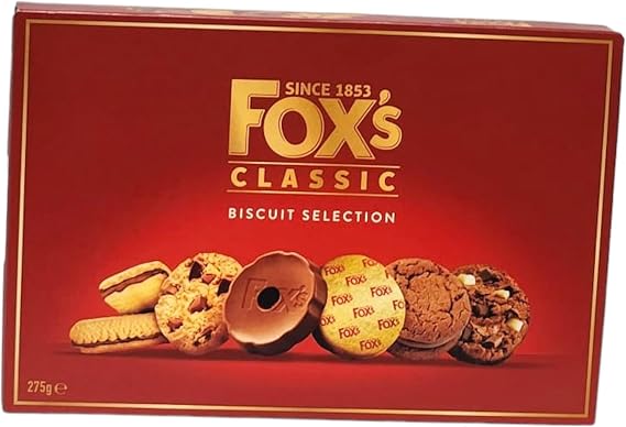 Fox Biscuit Selection Box, Assorted Chocolate Cookies and Creams, 275g (1)