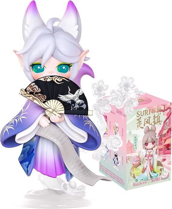 Rolife Blind Box Action Figure Toys-Suri Fairy Town - Cute Kawaii Mini Dolls 4.7" Collectables Figurines Halloween Birthday Gifts for Adults, 1PC