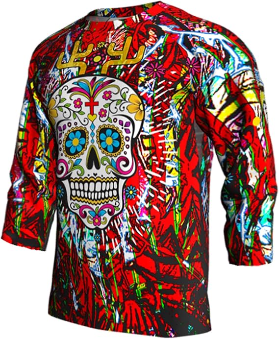 MX Cycling Jersey 3/4 Sleeve Motocross Mountain Race Dirt Moto Bike Downhill Shirt MTB Off Road BMX ATV Motorcycle Ride Top