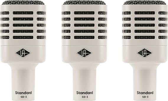 Universal Audio SD3 Dynamic Microphone with Modeling, 3 Pack