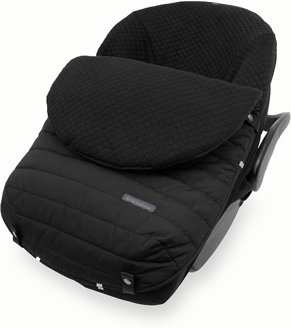 Little Unicorn Infant Car Seat Footmuff Weather-Resistant Baby Bunting Bag with Magnetic Closure, Non-Slip Backing & Open Harness Design Universal