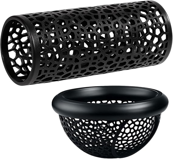 2Pcs Betta Fish Accessories, Fish Tank Accessories, Black Aquarium Decorations for Betta Fish Tanks, Safe Resting Spots to Enhance Natural Behavior, Easy to Install and Maintain