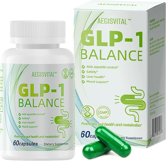 GLP1 Supplements with Akkermansia Probiotic for Men & Women, GLP Activate - GLP-1 for Immune,GLP 1 Supplement,Gut Health, Energy & Metabolism Improvement, 60 Capsules
