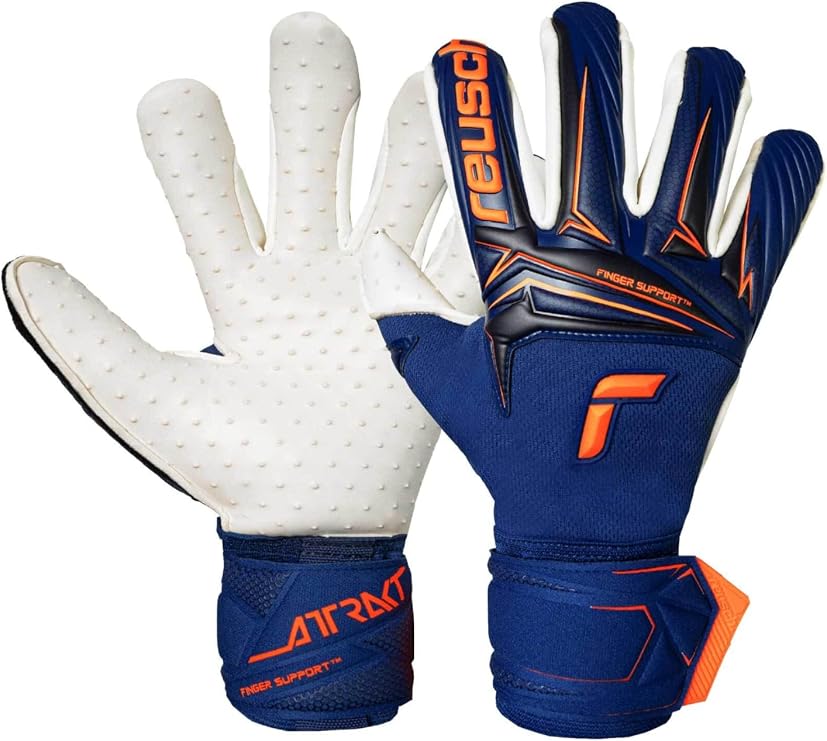 Reusch Attrakt SpeedBump Finger Support Goalkeeper Gloves Size