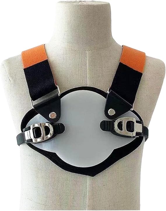 Exemic Pectus Carinatum Orthosis Brace, Adjustable Pigeon Chest Orthosis Support for Ribs Valgus, Pigeon Breast Corrector,Easy to Use,Day and Night Use(Adult)