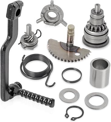 HANQI Start Gear Pedal Shaft Pedal Kit, Start Clutch Component, Light Motorcycle Pedal Start Rod, Compatible with GY6 49cc 50cc 139QMB Engine Light Motorcycle ATV Scooter 7 gears